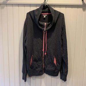 Gray Mockneck Jacket